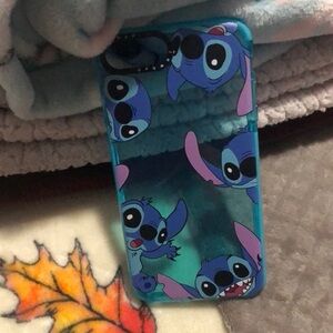 Blue Disney Stitch Character Phone Case